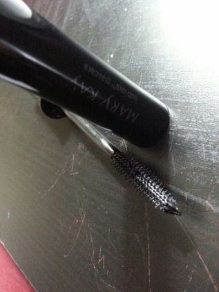 Here is the Mary Kay Lash Love Mascara in I love Black. Just a coat of this mascara really does lift and separate your lashes without causing them to be clumpy or weighed down. I would definetly compare the quality of this to a higher end mascara and would recommend it for people who want a lengthening mascara!
