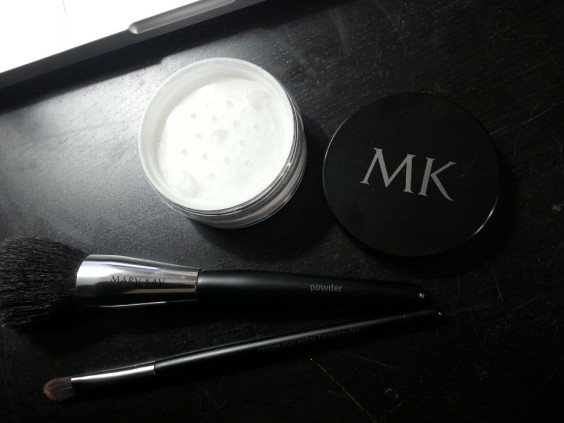 Here is the Mary Kay Cream Eye Color/ Concealer Brush, Mary Kay Translucent Loose Powder, and the Mary Kay Powder Brush. To be honest, the brushes have some fallout, but it is minimal. The concealer brush is great for under eye circles and blemishes. As well the loose powder has been amazing for summer when I want to set my foundation and doesn't leave a cakey look. I love to use this with the powder brush included, it gives my skin a nice porcelain soft texture. 
